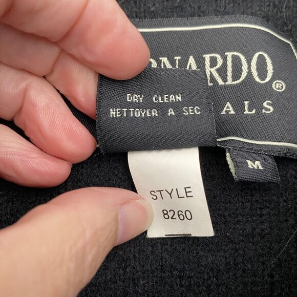 Bernardo Essentials Jacket Womens Medium Boiled Wool Button Front Pockets - Picture 6 of 11